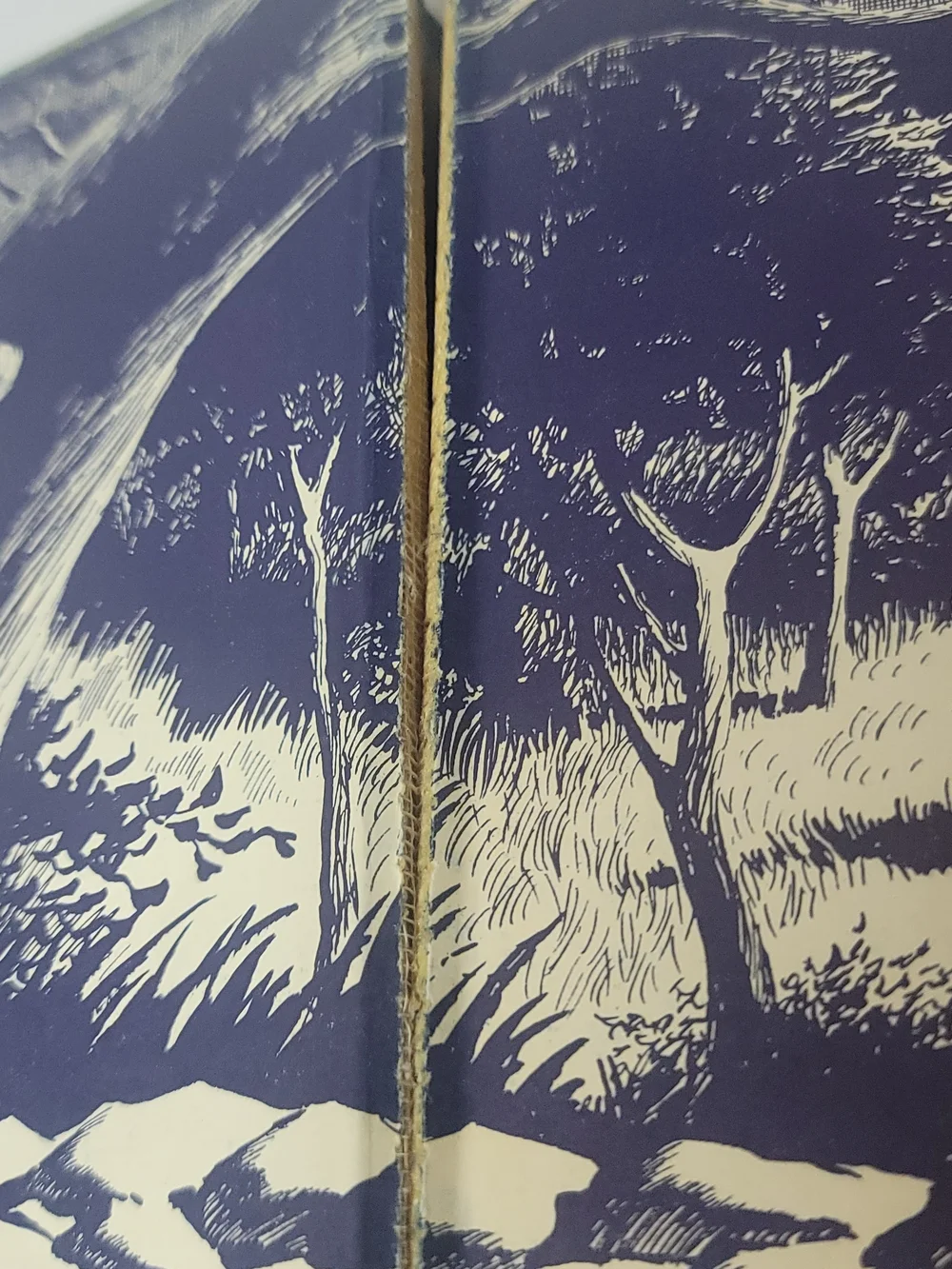 Vintage Nancy Drew #27 The Secret of the Wooden Lady 1953 Blue Tweed HB